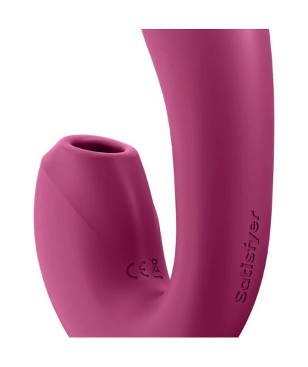 SATISFYER SUNRAY ESTIMULADOR Y VIBRADOR APP - ROJO