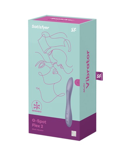 SATISFYER G-SPOT FLEX 2 MULTI VIBRADOR - MORADO