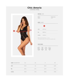 OBSESSIVE - CHIC AMORIA TEDDY XL/XXL