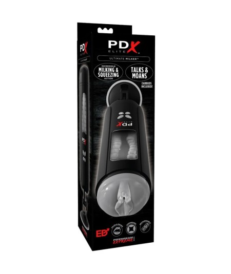 PDX ELITE - MASTURBADOR STROKER ULTIMATE MILKER VAGINA CON VOZ