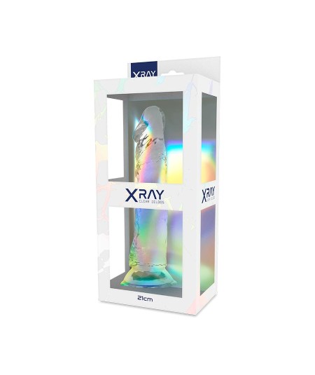 XRAY CLEAR DILDO TRANSPARENTE 21CM X 4CM