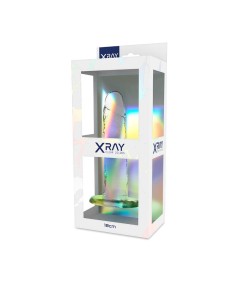 XRAY ARNÉS + DILDO TRANSPARENTE 18CM X 4CM