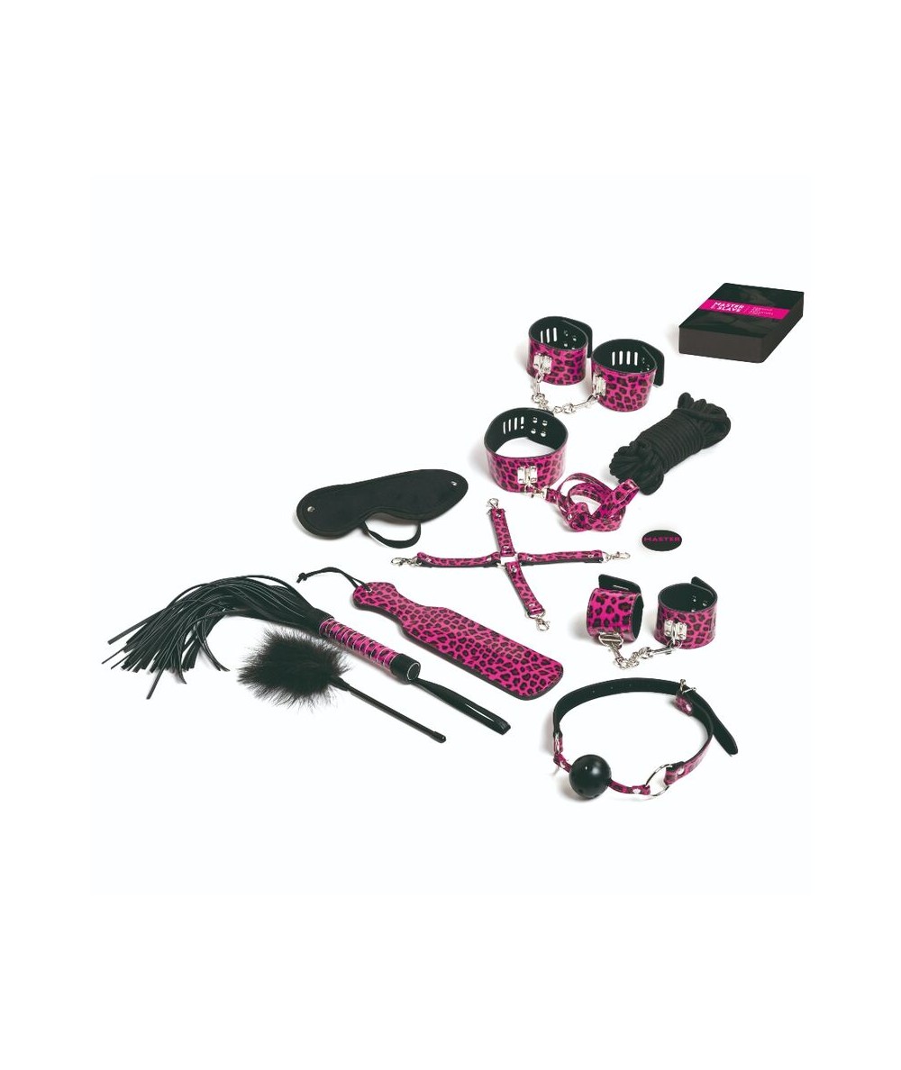 TEASE AND PLEASE JUEGO 13 ACCESORIOS BONDAGE MAGENTA (NL-EN-DE-FR-ES-IT-SE-NO-PL-RU)