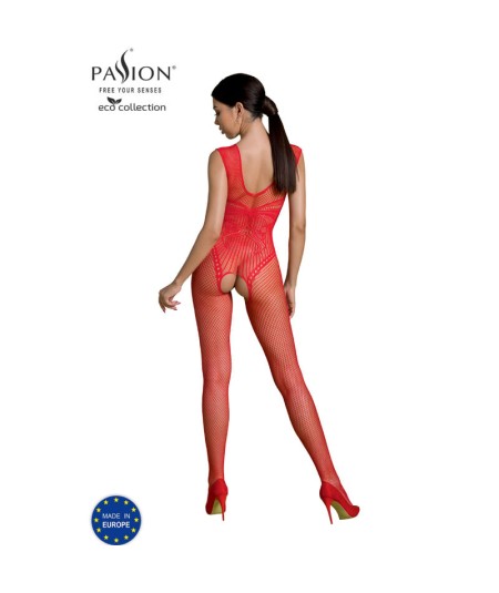 PASSION - ECO COLLECTION BODYSTOCKING ECO BS003 ROJO