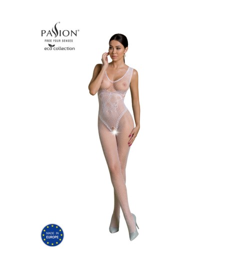 PASSION - ECO COLLECTION BODYSTOCKING ECO BS003 BLANCO