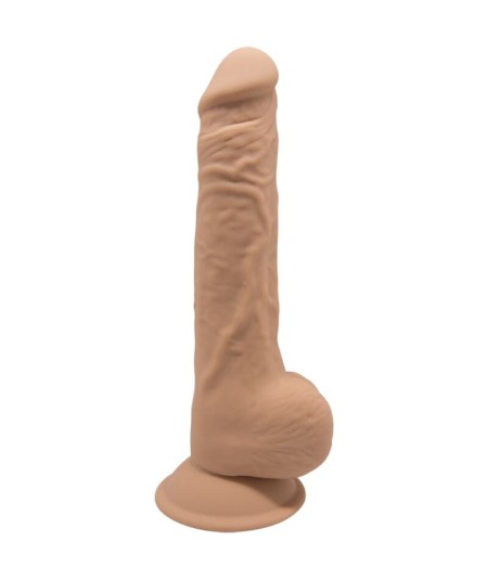 SILEXD - MODELO 1 PENE REALISTICO SILICONA PREMIUM SILEXPAN CARAMELO 24 CM