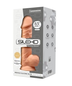 SILEXD - MODELO 1 PENE REALISTICO SILICONA PREMIUM SILEXPAN 21.5 CM