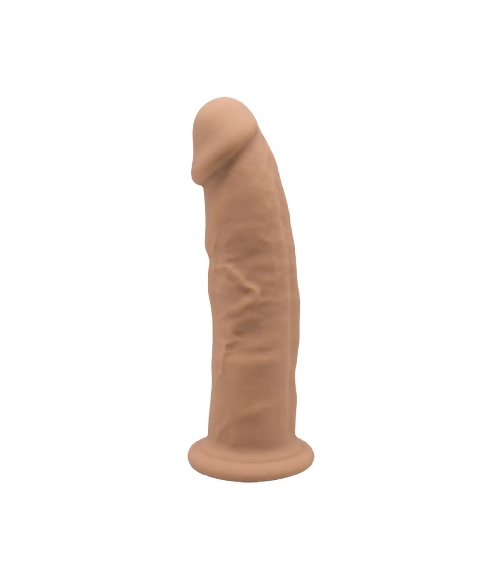 SILEXD - MODELO 2 PENE REALISTICO SILICONA PREMIUM SILEXPAN CARAMELO 19 CM