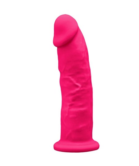 SILEXD - MODELO 2 PENE REALISTICO SILICONA PREMIUM SILEXPAN FUCSIA 19 CM