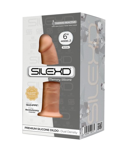 SILEXD - MODELO 2 PENE REALISTICO SILICONA PREMIUM SILEXPAN 15 CM