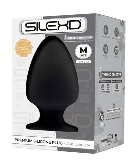 SILEXD - MODELO 1 PLUG ANAL SILICONA PREMIUM SILEXPAN PREMIUM TERMORREACTIVO TALLA M