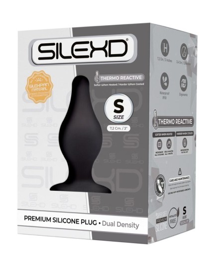 SILEXD - MODELO 2 PLUG ANAL SILICONA PREMIUM SILEXPAN PREMIUM TERMORREACTIVO TALLA S