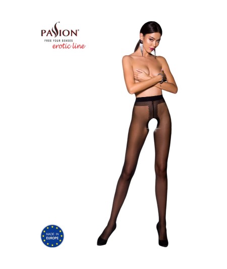 PASSION - TIOPEN 007 MEDIAS NEGRO 1/2 (20 DEN)