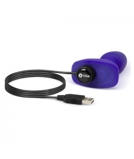 B-VIBE RIMMING CONTROL REMOTO ANAL PLUG  PETITE  LILA