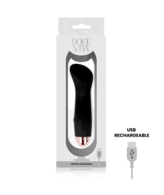 DOLCE VITA - VIBRADOR RECARGABLE ONE NEGRO 7 VELOCIDADES