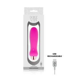 DOLCE VITA - VIBRADOR RECARGABLE FIVE ROSA 7 VELOCIDADES