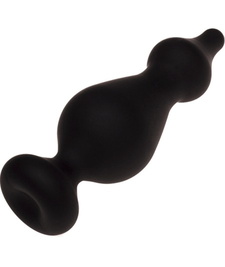 ADRIEN LASTIC - AMUSE PLUG ANAL SILICONA NEGRO TALLA L