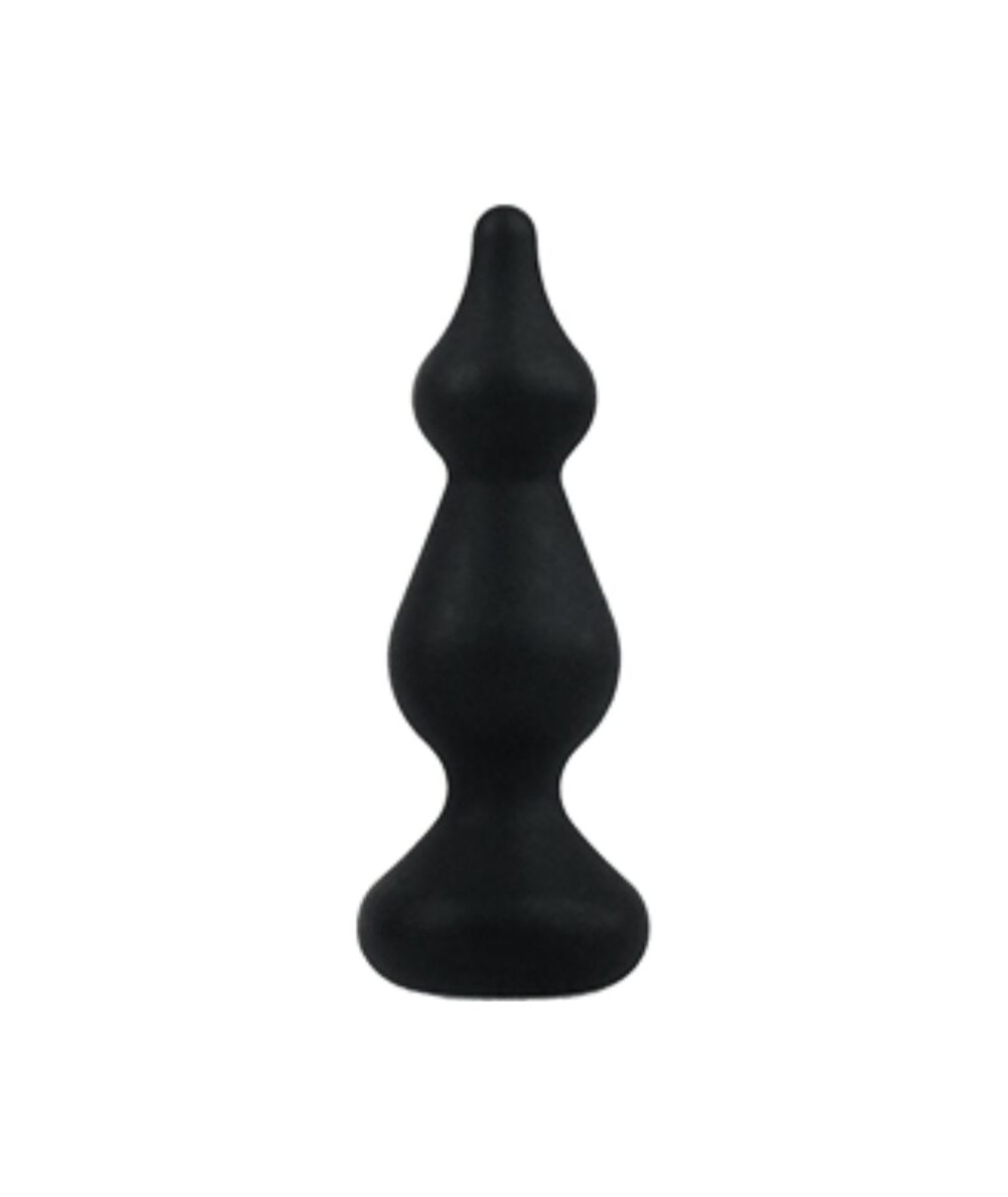 ADRIEN LASTIC - AMUSE PLUG ANAL SILICONA NEGRO TALLA S