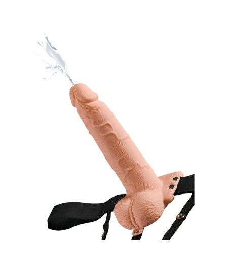 FETISH FANTASY SERIES - ARNES AJUSTABLE PENE REALISTICO CON TESTICULOS SQUIRTING 19 CM