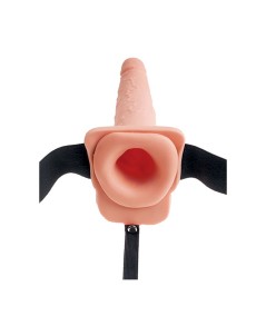 FETISH FANTASY SERIES - ARNES AJUSTABLE PENE REALISTICO CON TESTICULOS SQUIRTING 19 CM