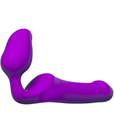 ADRIEN LASTIC - QUEENS STRAP-ON FLEXIBLE VIOLETA TALLA M