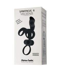 ADRIEN LASTIC - SPARTACUS ANILLO & FUNDA DE PENE CON VIBRADOR