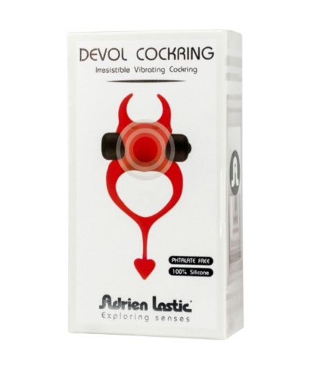 ADRIEN LASTIC - DEVOL COCKRING ANILLO VIBRADOR ROJO