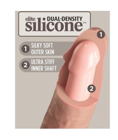 KING COCK ELITE - DILDO REALISTICO SILICONA 23 CM