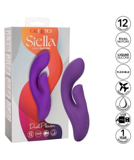 CALIFORNIA EXOTICS STELLA DUAL PLEASER VIOLETA