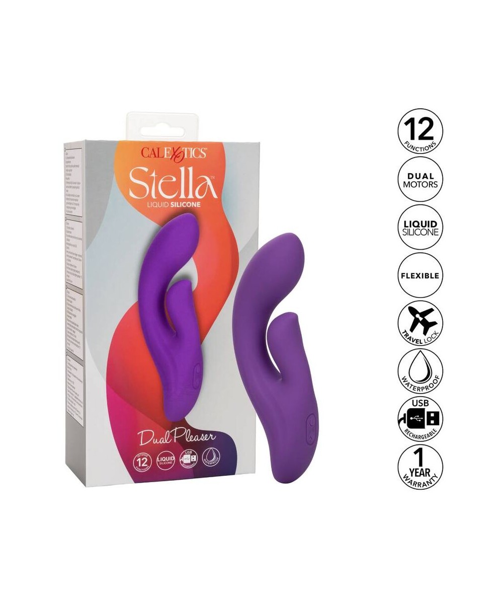 CALIFORNIA EXOTICS STELLA DUAL PLEASER VIOLETA