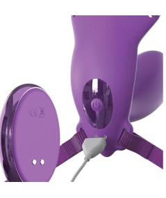 FANTASY FOR HER - ARNES MARIPOSA G-SPOT CON VIBRADOR, RECARGABLE & CONTROL REMOTO VIOLETA