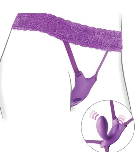 FANTASY FOR HER - ARNES MARIPOSA G-SPOT CON VIBRADOR, RECARGABLE & CONTROL REMOTO VIOLETA