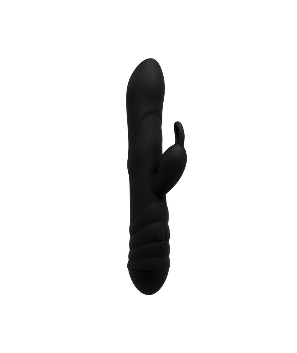 ADRIEN LASTIC - TWISTER MASAJEADOR VIBRADOR Y ROTADOR RABBIT NEGRO