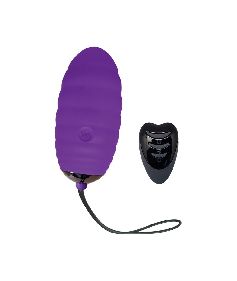 ADRIEN LASTIC - OCEAN BREEZE 2.0 HUEVO VIBRADOR RECARGABLE CONTROL REMOTO VIOLETA