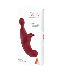 ADRIEN LASTIC - FUSION TRIPLE ESTIMULADOR CLITORIS & G-SPOT ROJO