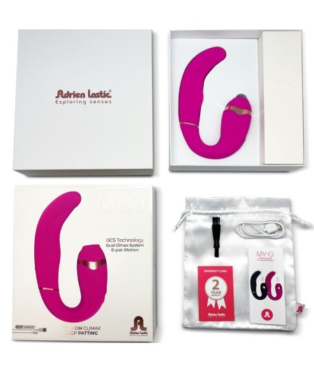 ADRIEN LASTIC - MY·G SUCCIONADOR CLITORIS Y ESTIMULADOR G-SPOT ROSA