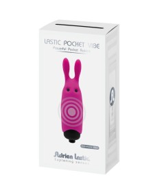 ADRIEN LASTIC - LASTIC POCKET VIBRADOR DE BOLSILLO CONEJO ROSA