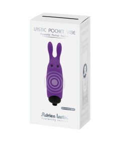 ADRIEN LASTIC - LASTIC POCKET VIBRADOR DE BOLSILLO CONEJO VIOLETA