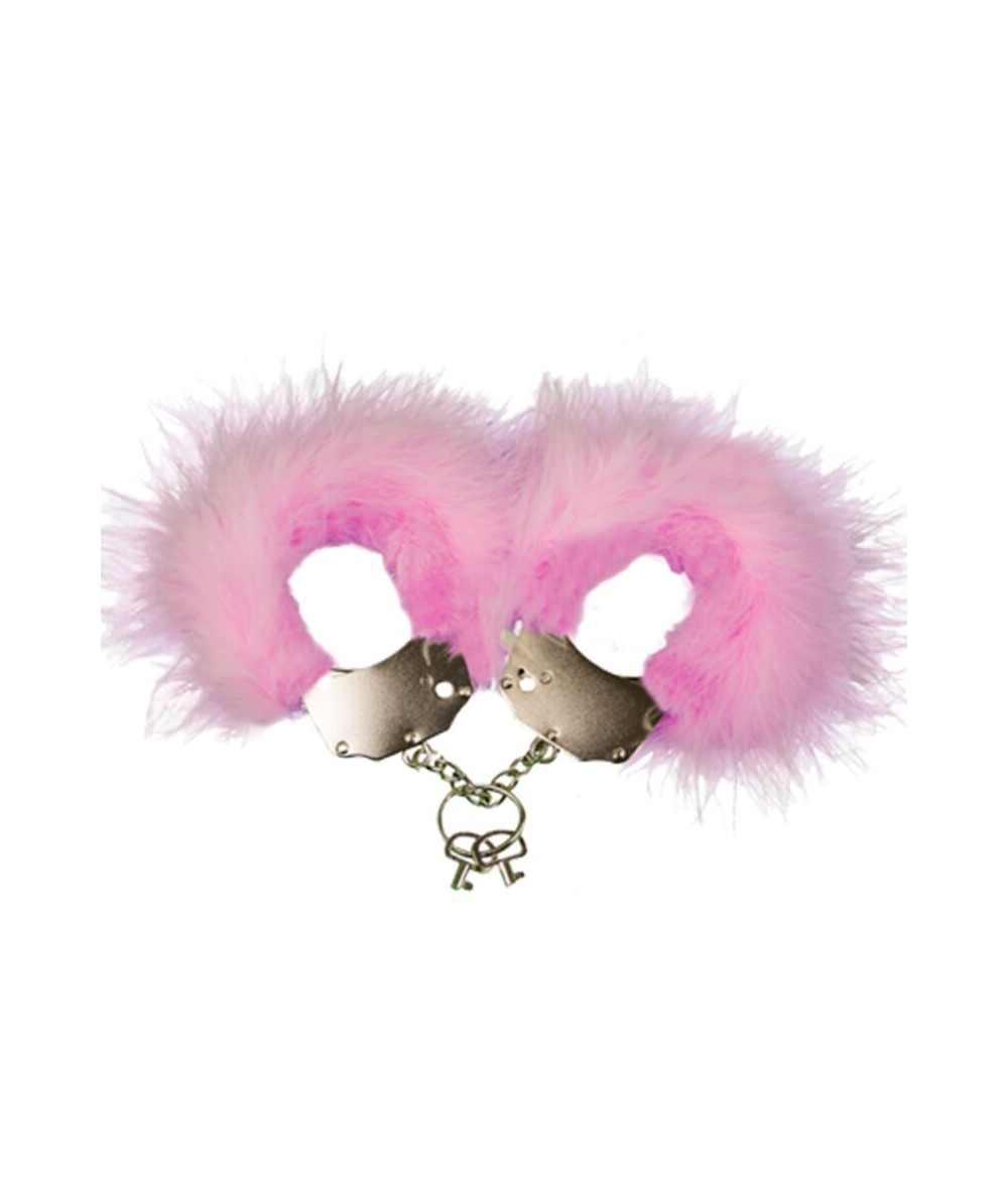 ADRIEN LASTIC - ESPOSAS METAL CON PLUMAS ROSA