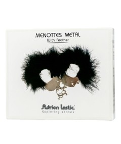 ADRIEN LASTIC - ESPOSAS METAL CON PLUMAS NEGRO