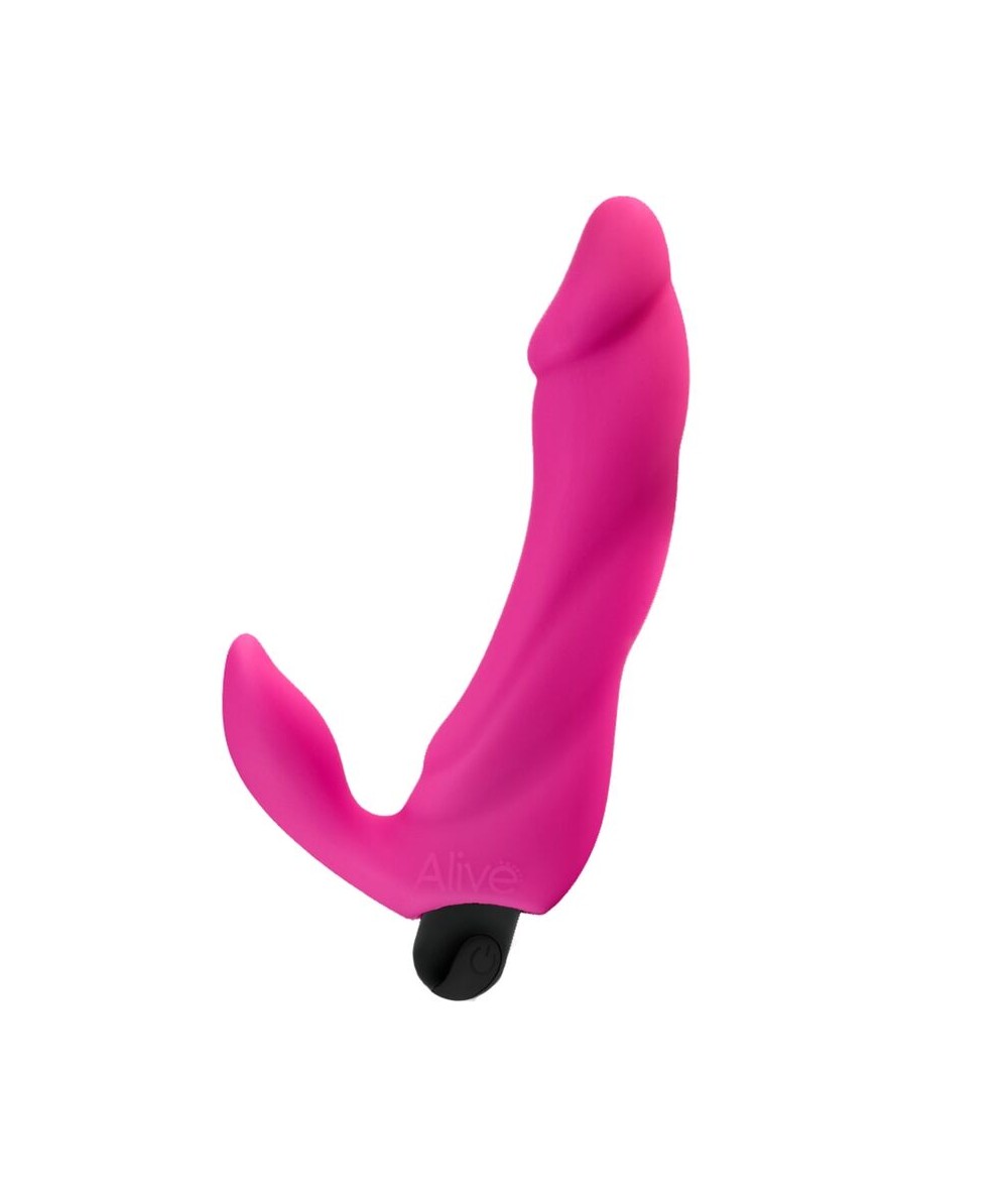 ALIVE - BIFUN PRO DILDO VIBRADOR ROSA 14.9 CM