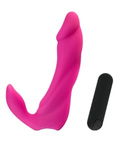 ALIVE - BIFUN PRO DILDO VIBRADOR ROSA 14.9 CM