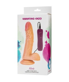 ALIVE - ENZO PENE REALISTICO VIBRADOR 21 CM