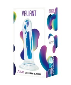 ALIVE - VALIANT PENE REALISTICO TRANSPARENTE 16 CM