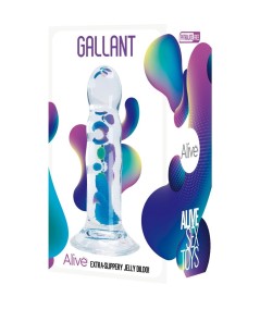 ALIVE - GALLANT PENE REALISTICO TRANSPARENTE 14 CM