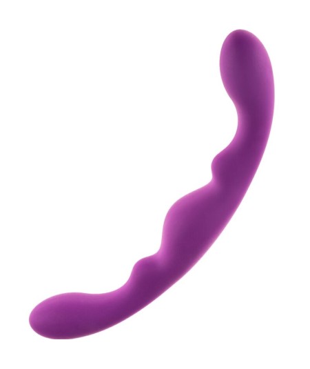 ALIVE - LUNA DILDO DOBLE PENETRACION SILICONA VIOLETA 25 CM