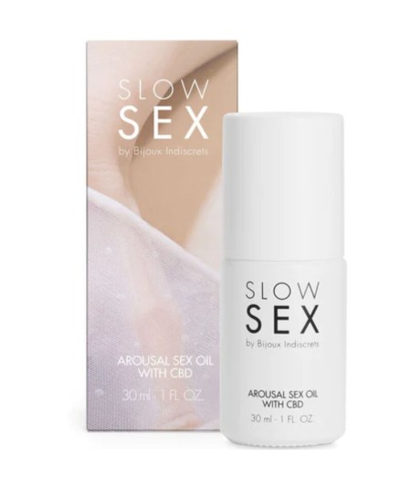 BIJOUX SLOW SEX - ACEITE DE MASAJE SEXUAL CON CBD 30 ML