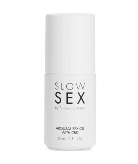 BIJOUX SLOW SEX - ACEITE DE MASAJE SEXUAL CON CBD 30 ML