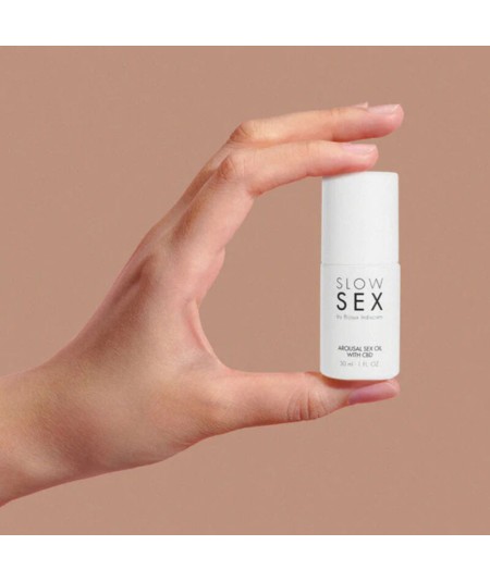 BIJOUX SLOW SEX - ACEITE DE MASAJE SEXUAL CON CBD 30 ML