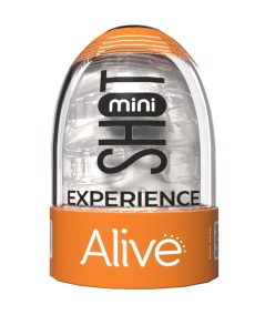 ALIVE - SHOT EXPERIENCE MINI MASTURBADOR TRANSPARENTE